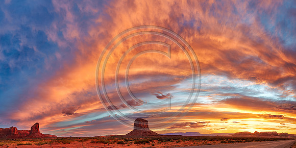 Fire in the Sky: monument Valley, UT