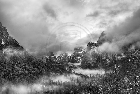 WInter Storm: Yosemite national Park